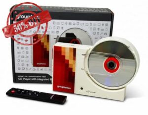 Portable CD Player with Speakers & Bluetooth