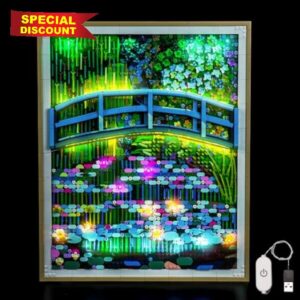 Light Kit Compatible with Lego 31220 Claude Monet – Bridge over a Pond of Water Lilies (No Model)