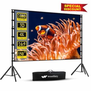 Projector Screen with Stand