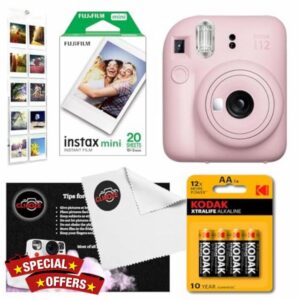 Instant Camera Bundle with Fujifilm Mini 12 Camera