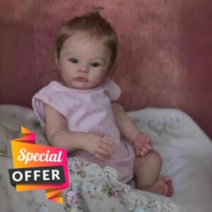 18 Inch Realistic Reborn Baby Doll Girl - Full Silicone Body