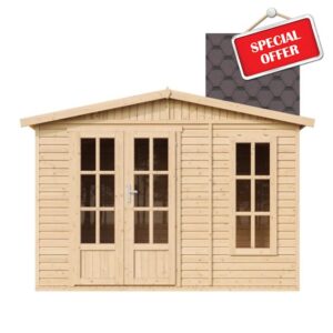 Wooden Garden Office TIMBELA M334FB+H334FBBROWN