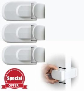 The Snap-On Door Lock Kids Can't Reach or Defeat - No Tools or Adhesives Required
