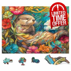 Wentworth Wooden Puzzles Otter Oasis - 250 Pcs Adult Jigsaw Puzzle