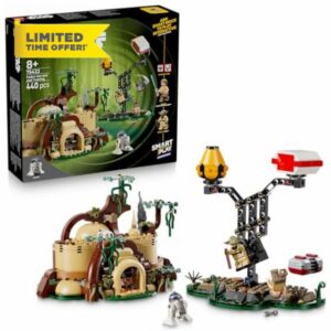 LEGO Star Wars 75422 SMART Play: Yoda's Hut and Jedi Training - Compatible Interactive Toy Set incl. 2 SMART Tags and 2 Minifigures - Gift Idea for 8+ Year Old Boys