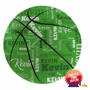 WERWAES Personalised Basketball Customised with Name and Photo