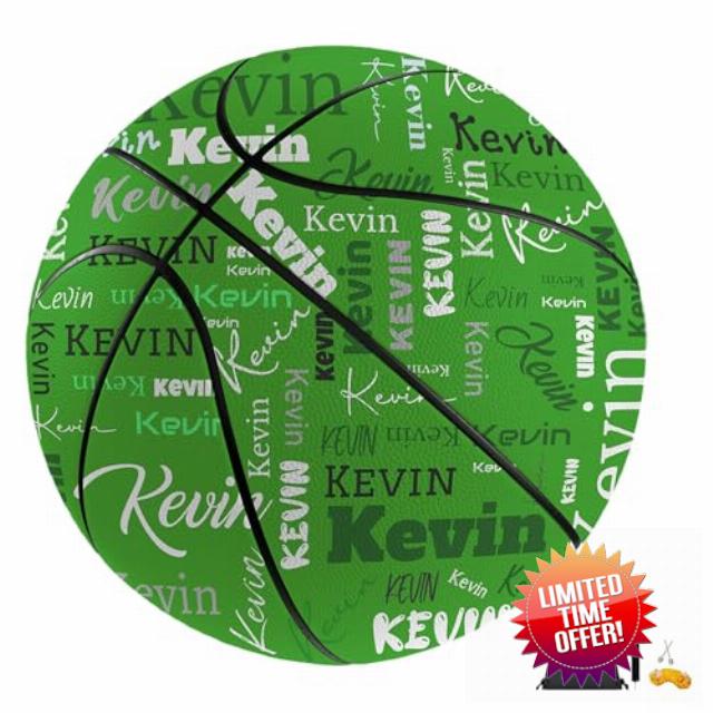 WERWAES Personalised Basketball Customised with Name and Photo