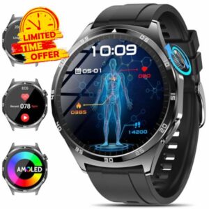 2026 Smart Watch for Men with Blood Pressure/ECG/Sleep/Apnea Monitor