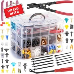 2080PCS Auto Retainer Clips Kit with Fastener Plier