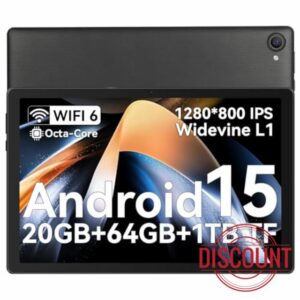 Gleeso Tablet 10 Inch Android 15 Octa-Core
