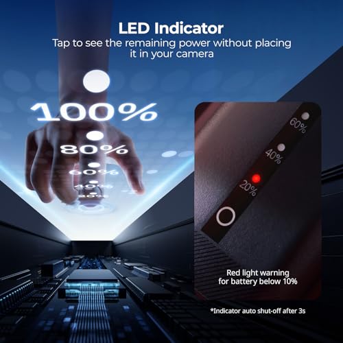 2520mAh USB-C Battery with LED Indicator