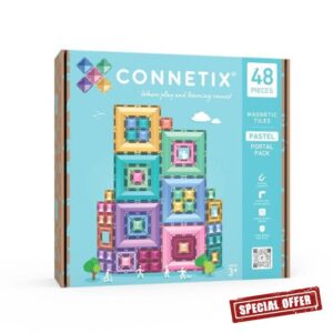 CONNETIX Magnetic Tiles Pastel Portal Pack