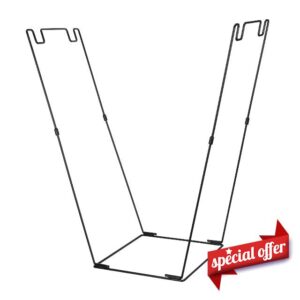 Exterior Refuse Sack Support - Industrial Heavy Gauge Steel Garden Garbage Bag Holder Frame System