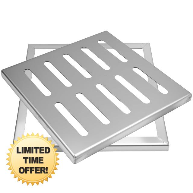 300 x 300 x 20 x 2 mm Stainless Steel Drain Cover