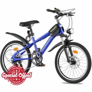 20 24-Inch Kids Mountain Bike for Boys and Girls Aged 7-14