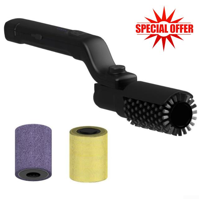 Electric Grill Brush Rechargeable with 3-Speed Settings