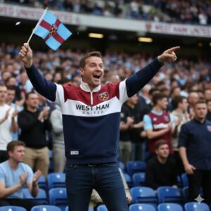 Adults West Ham Crest Casual Top