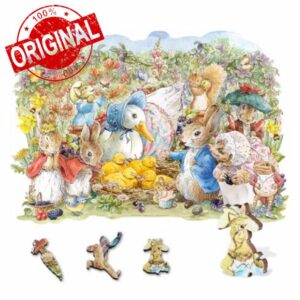 Wentworth Wooden Puzzles Peter Rabbit and Friends - 100 Pcs Adult Jigsaw Puzzle
