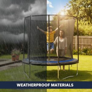 Ladder and Spring Tool - Secure Kids Outdoor Round Trampoline