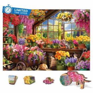 Wentworth Wooden Puzzles Potting Shed - 80 Pcs Adult Jigsaw Puzzle