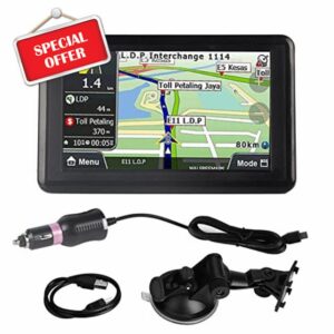 Universal 5 Inch Touch Screen Car Navigator GPS Navigation DDR256M 8G MP3 FM Europe Map Q5