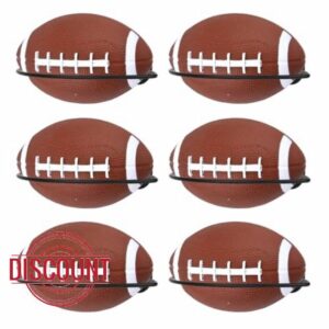 6pcs Rugby Wall Mounts