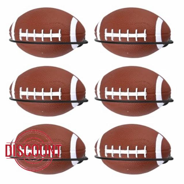 6pcs Rugby Wall Mounts