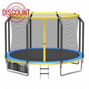Panana 8ft / 10ft / 12ft / 14ft Outdoor Garden Trampoline with Safety Enclosure Net