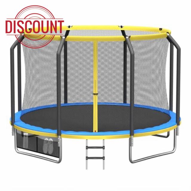 Panana 8ft / 10ft / 12ft / 14ft Outdoor Garden Trampoline with Safety Enclosure Net