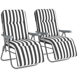 5-Level Adjustable Zero Gravity Chairs with Cushions