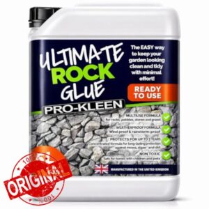 Pro-Kleen Ultimate Rock Glue 5L (Covers 80 ft2) - Rock Glue Binder Fixing Spray - For Gravel
