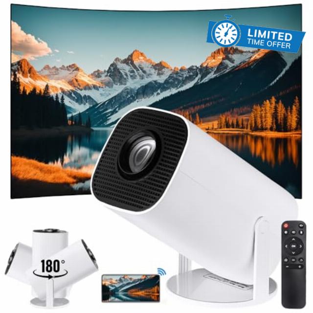Mini Projector WiFi+BT5.0 Android11