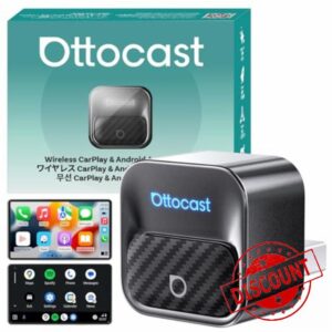 OTTOCAST 2026 New Version Mini Core Wireless CarPlay & Android Auto Adapter