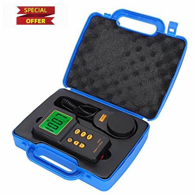 Illuminance Meter Luminance Meter Photometer High Sensitivity Accurate Measurement Data Retention 3 Gear Photometric Testing for Scientific Research Industrial Use Plastic 14.7x8cm