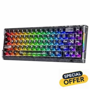 ATTACK SHARK R68 HE 8000Hz Carbon Fiber Rapid Trigger Gaming Keyboard
