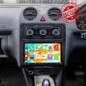 Car Stereo for for Volkswagen Caddy 2003-2020 Radio with Apple Carplay Android Auto Double Din Head Unit Sat Nav