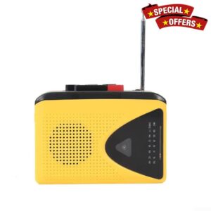 Stereo Tape Recorder FM AM Radio And External Speaker Supporting Cassette Tapes Playback And Recording With USB And Battery Power For Audio Stereo Tape Recorde