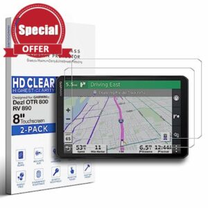 [2-Pack] Tempered Glass Screen Protector for Garmin Dezl LGV800