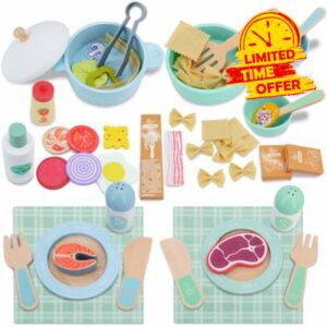 Wooden Play Cooking Set