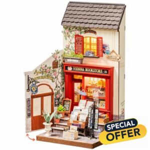 Rolife DIY Miniature House Kit Vienna Bookstore
