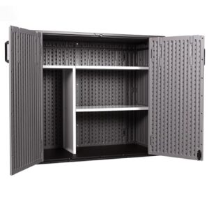 Lockable Outdoor Storage House Tool Shed Box