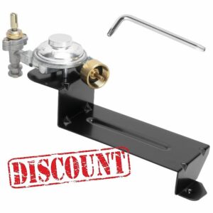 64865 Gas Grill Valve Regulator for Weber Q2000 Q2200 Series Gas Grill