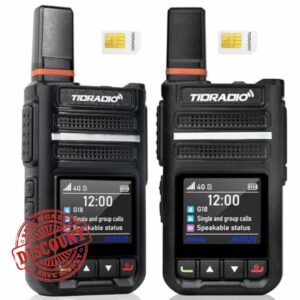 TIDRADIO TD-G18 Nationwide 4G LTE Walkie Talkies