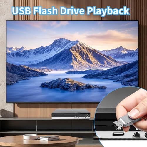 Multi Region Free Blu Ray DVD CD Player for TV with 1080P HD Resolution
