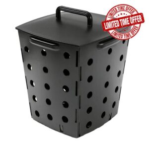 Garden Compost Bin Underground For Kitchen Food Waste 15 Litre Soil Composting Bin For Raised Bed And Vegetable Patch