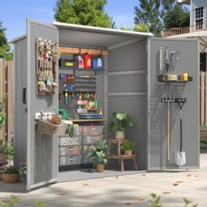 Plastic Garden Resin Shed with Floor for Patio