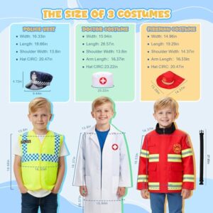 Halloween Dress up Set for 3-7 Yr                                                          Complete 3 career pretend play costumes
