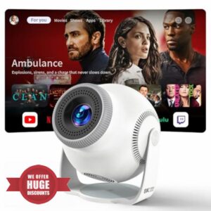 Mini Projector 4K and 1080P Support