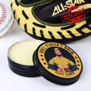 Ball Player's Balm Baseball Softball Glove Cleaner 4oz