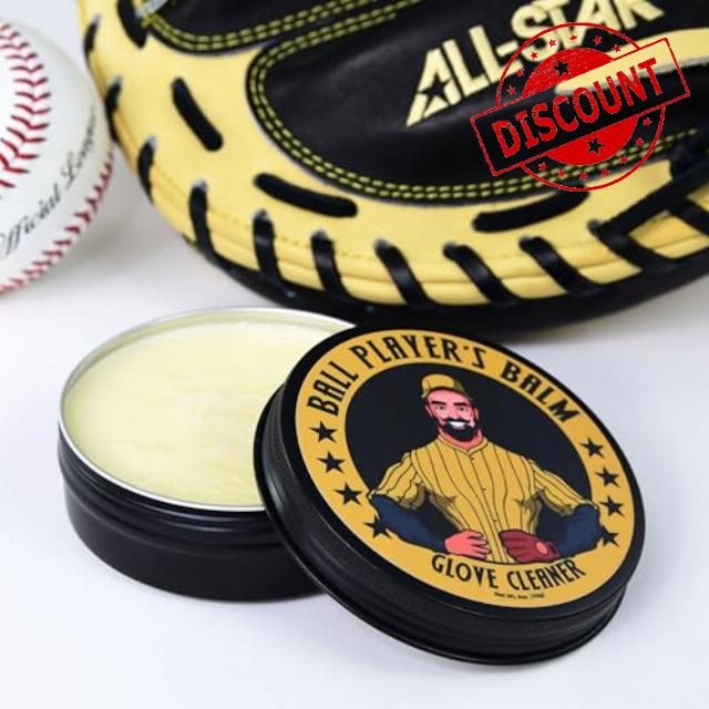 Ball Player's Balm Baseball Softball Glove Cleaner 4oz